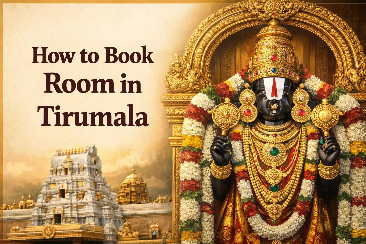 How to Book Room in Tirumala
