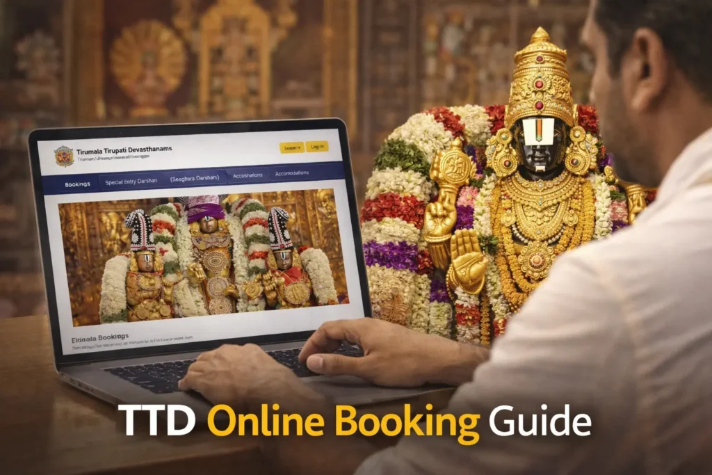 TTD Online Booking Guide – Darshan, Sevas, Rooms Accommodation