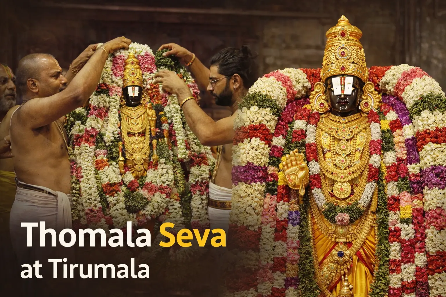 Thomala Seva at Tirumala