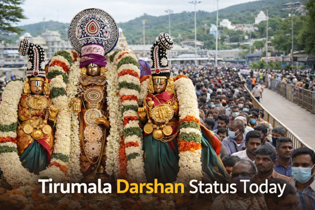 Tirumala Darshan Crowd Status Today intirupati.in