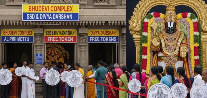 Bhudevi Complex (Alipiri Mettu tokens) Tirupati SSD & Divya Darshan Tokens