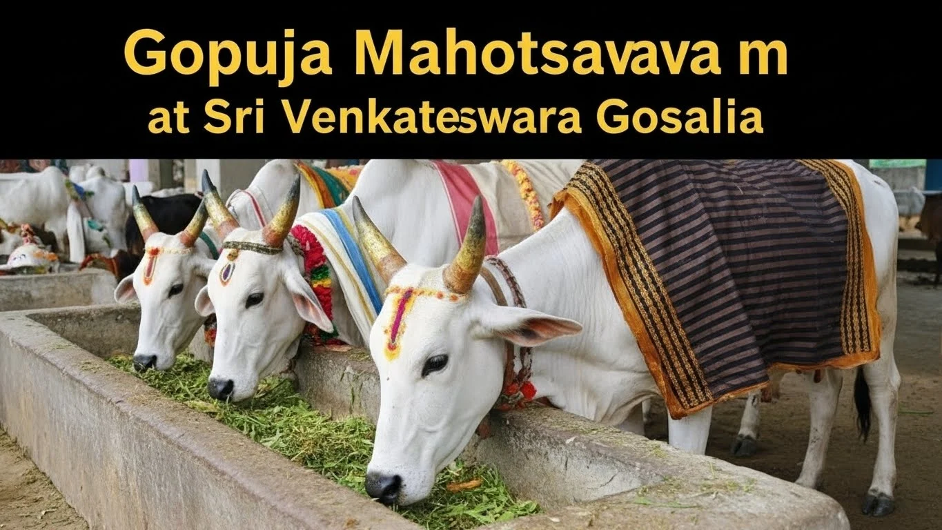GOPUJA MAHOTSAVAM AT SV GOSALA