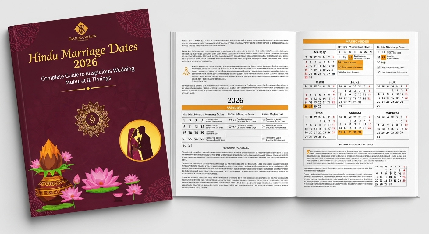 Hindu Marriage Dates 2026 Complete Shubh Muhurat Guide with Timings & Calendar