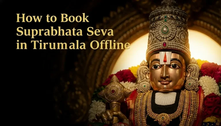 How to Book Suprabhata Seva in Tirumala Offline