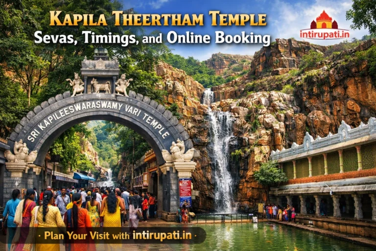 Kapila Theertham Temple Sevas, Timings, and Online Booking