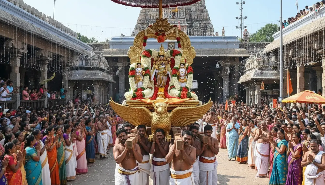 Magha Pournami Garuda Seva at Tirumala