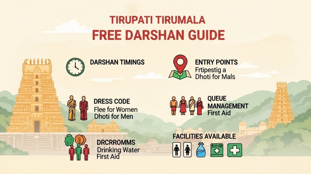 Tirumala Free Darshan SSD Token Guide, Live Crowd Status & Waiting Times