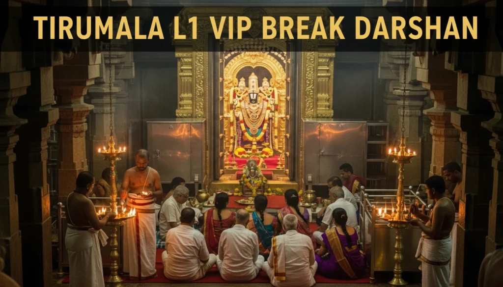 Tirumala L1 VIP Break Darshan