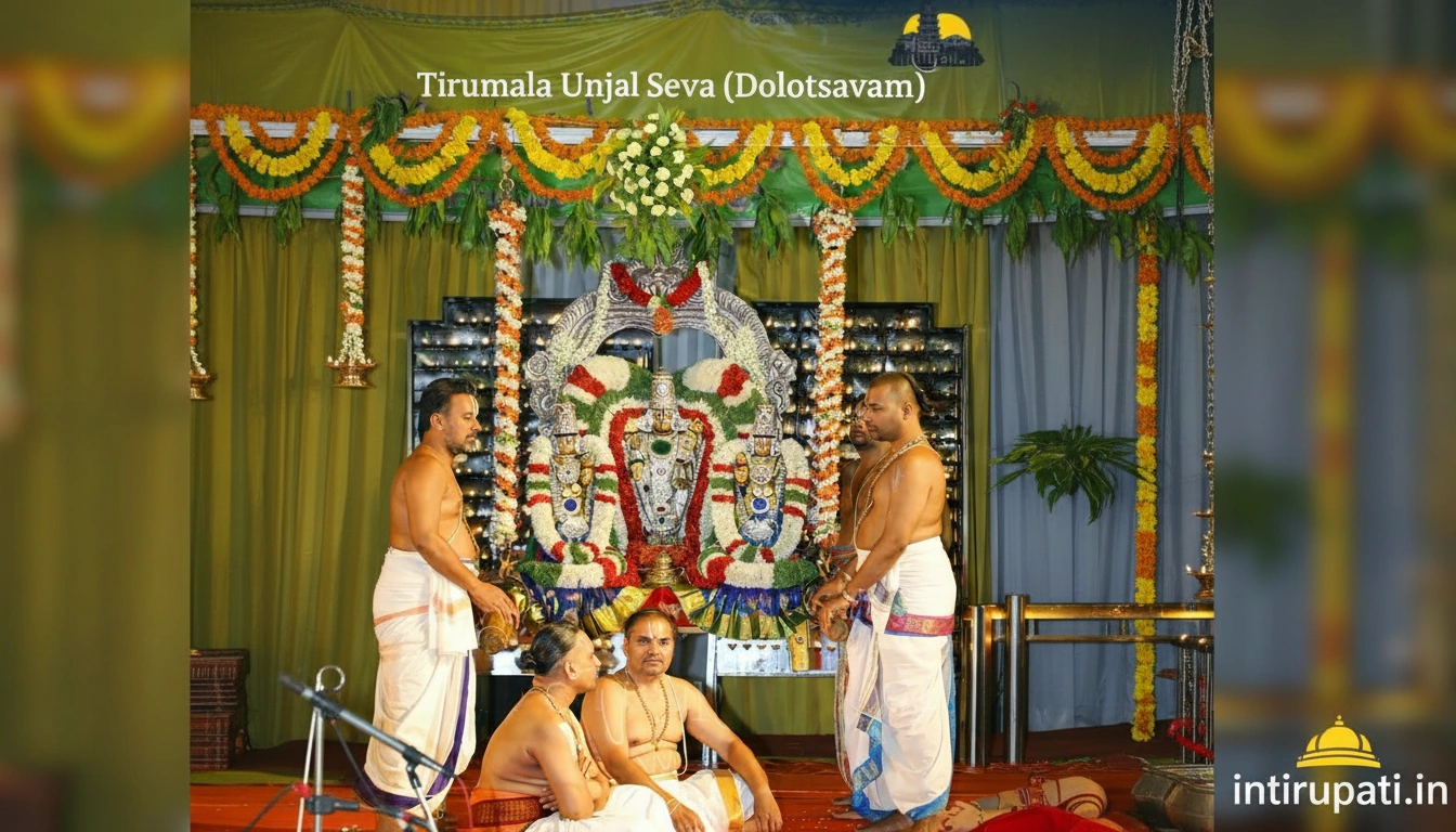 Tirumala Unjal Seva (Dolotsavam): Timings, Ticket Cost, Booking & Guide
