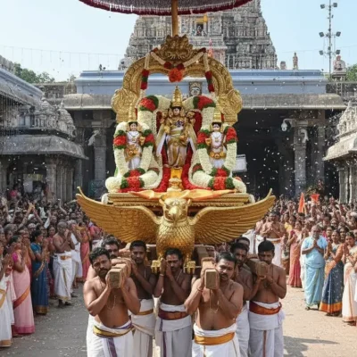 Magha Pournami Garuda Seva at Tirumala
