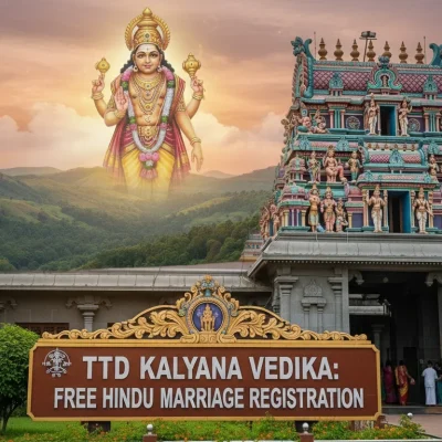 TTD Kalyana Vedika: Free Hindu Marriage Registration in Tirumala