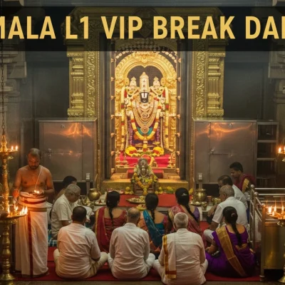Tirumala L1 VIP Break Darshan